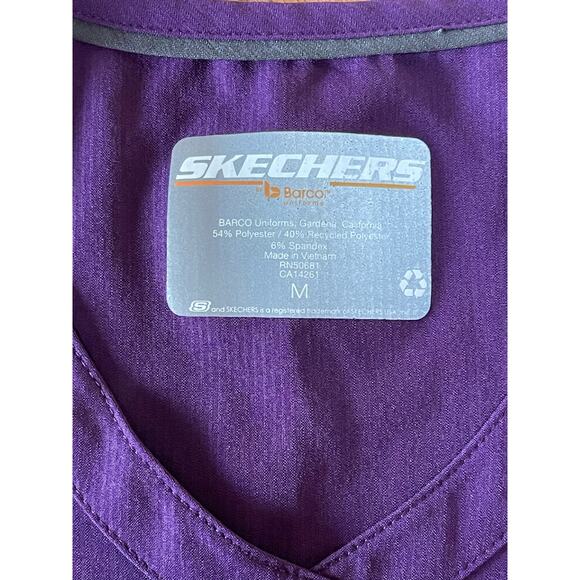 Womens Sketchers by Barco Scrub Top Nursing Medical Uniform Size Medium - Picture 2 of 7